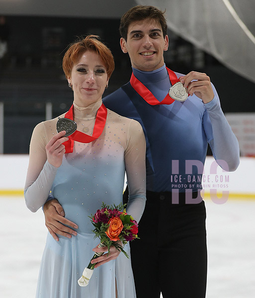 Silver - Evgeniia Lopareva & Geoffrey Brissaud (FRA)