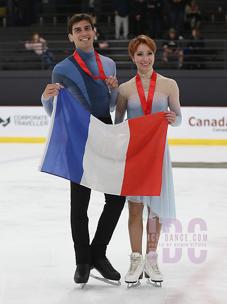 Silver - Evgeniia Lopareva & Geoffrey Brissaud (FRA)