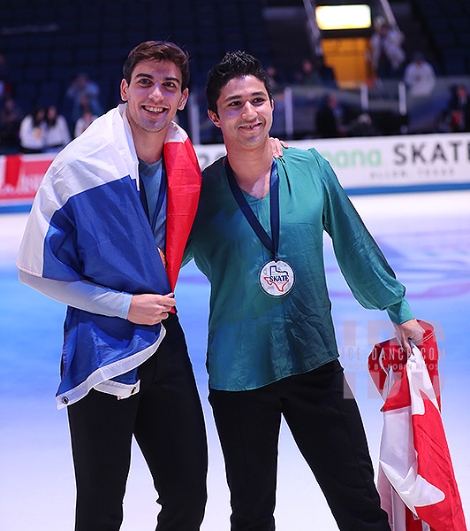 Geoffrey Brissaud (FRA) and Zachary Lagha (CAN)