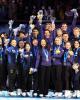 The medalists (Team Japan, USA and Italy)