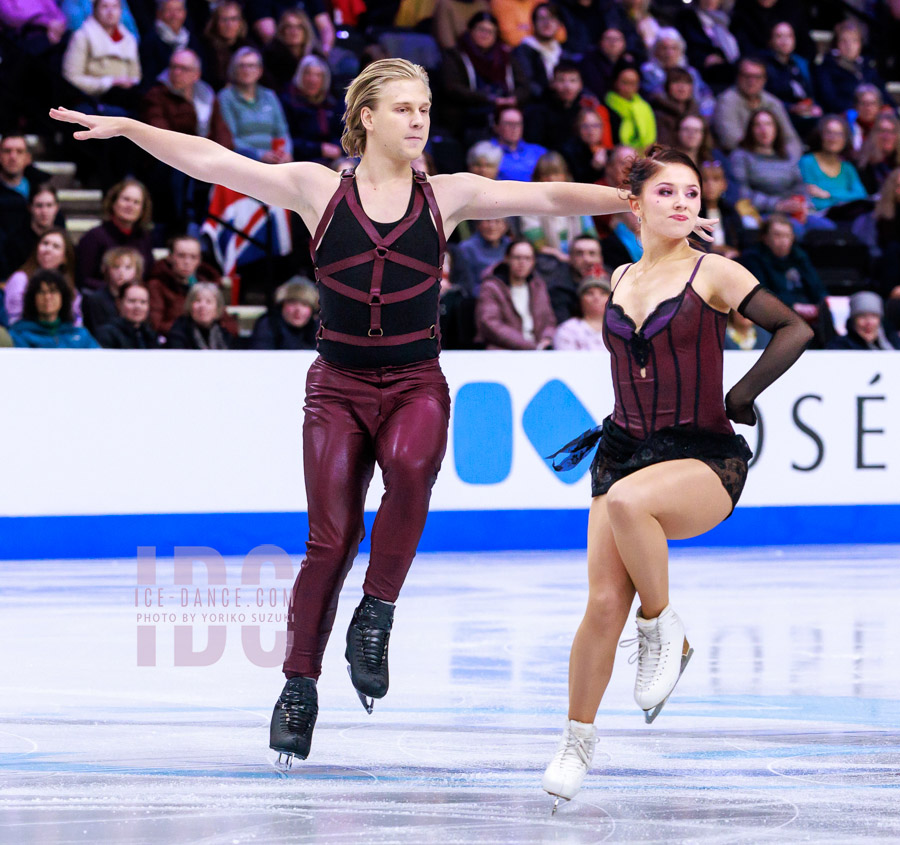 Zoe Larson & Andrii Kapran (UKR)