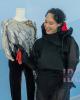 Johnny Weir with his "The Swan" costume