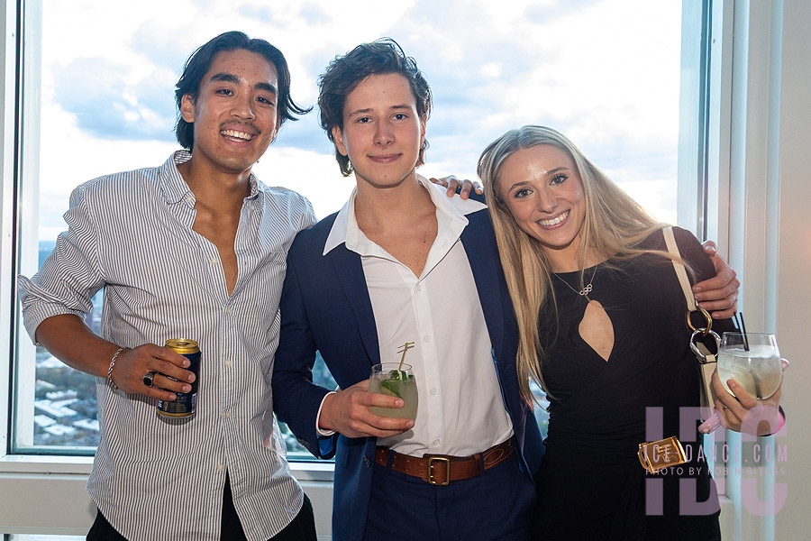 Luke Wang, Vadym Kolesnik and Emilea Zingas